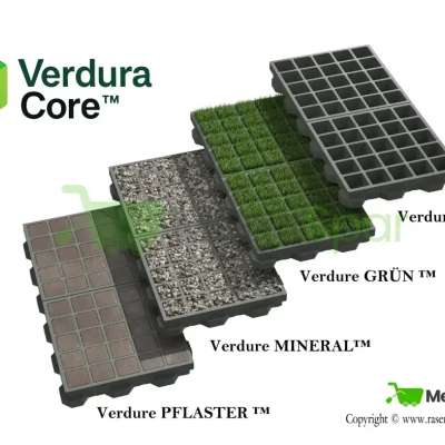 Rasengitter & Bodenplatten LKW Verdure Core - Schwerlastmatten aus Kunststoff