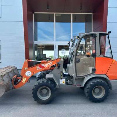 Atlas Weycor AR40 Radlader Hoflader Palettengabel und Schaufel