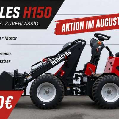 Heracles H150 Hoflader Radlader Kubota
