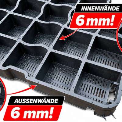 Paddockplatten ohne Schotterunterbau kaufen & Robuste Paddockgitter