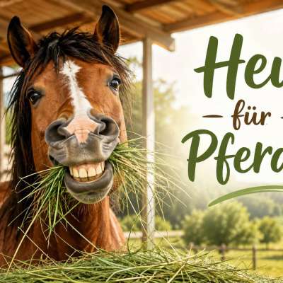 Heu für Pferde, Lieferung, Bezahlung erst nach Qualitätskontrolle