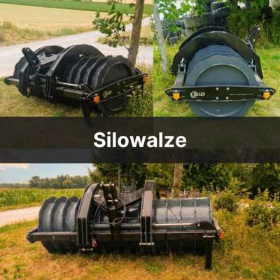 Silagewalze Silowalze hydraulischer Verschub Zugmaul Siliermittel