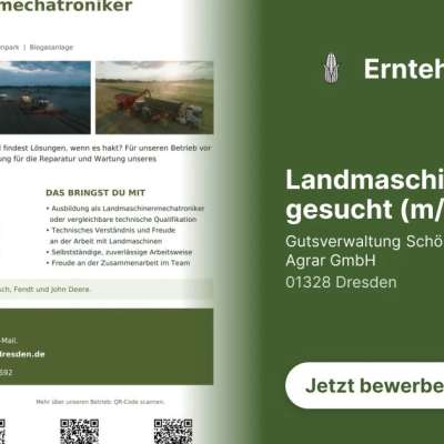Landmaschinenmechatroniker gesucht (m/w/d)