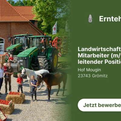 Landwirtschaftlicher Mitarbeiter (m/w/d) in leitender Position