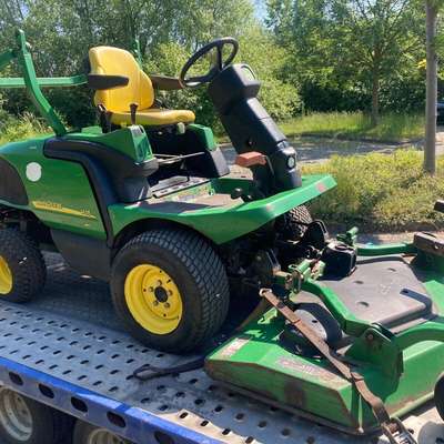 John Deere 1565 Frontmäher Yanmar Diesel 38PS Bj. 09 Allrad Mäher Mähwerk