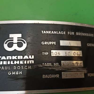 Doppelwandiger Dieseltank 1000 l mit elektrischer Pumpe 