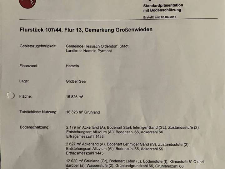 grünland |&nbsp;niedersachsen | 31840 hessisch-oldendorf | zu verkaufen