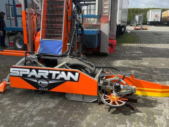 Erntemaschine Industrieäpfel Äpfel Industrieapfel