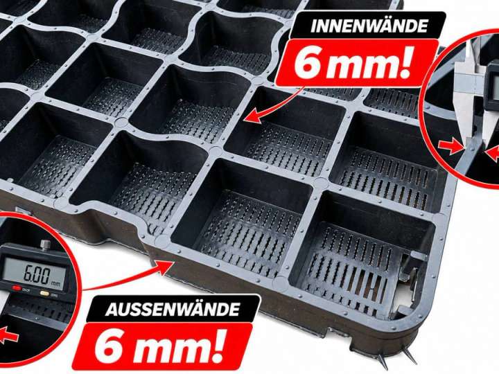 Paddockplatten ohne Schotterunterbau kaufen & Robuste Paddockgitter