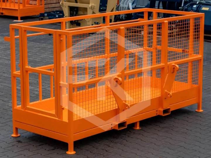 Arbeitskorb Arbeitsbühne Werkzeugkorb 240cm Euro Frontlader