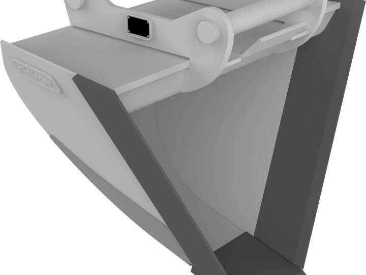 Rädlinger Trapezlöffel MS 08 10-14 Trapezschaufel Tieflöffel