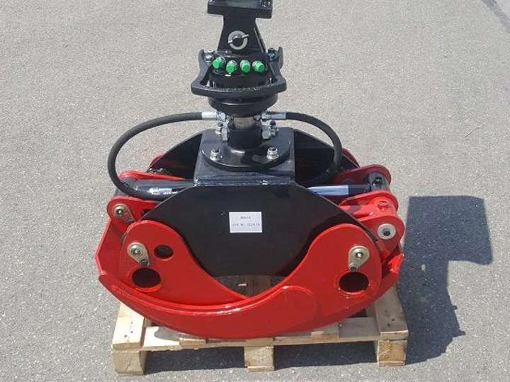Holzgreifer Holzzangen Forstgreifer Rückezange Minibagger Hitachi