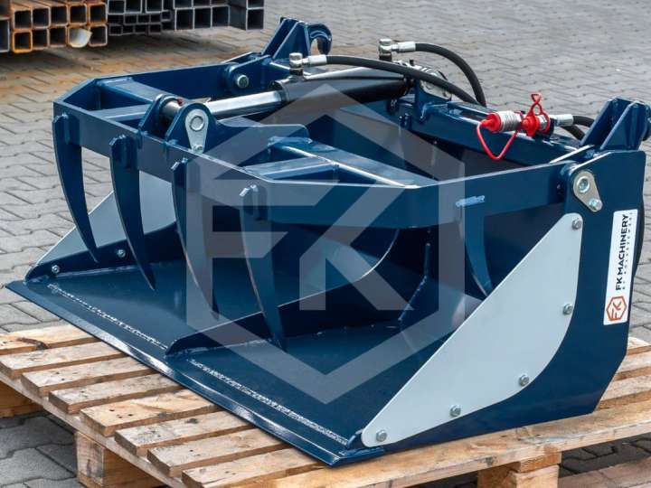 Krokodilschaufel Mikro Greifschaufel Frontlader Hoflader Euro