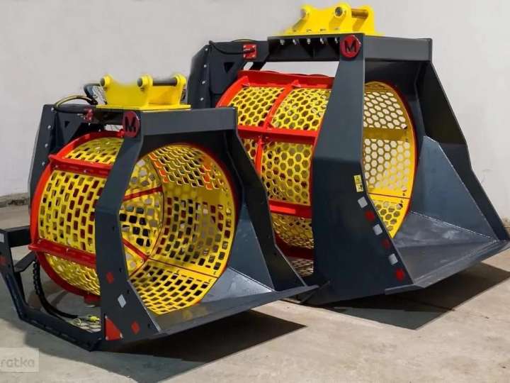 Siebtrommel für Bagger 250-1000l Siebanlage Sieblöffel Minibagger