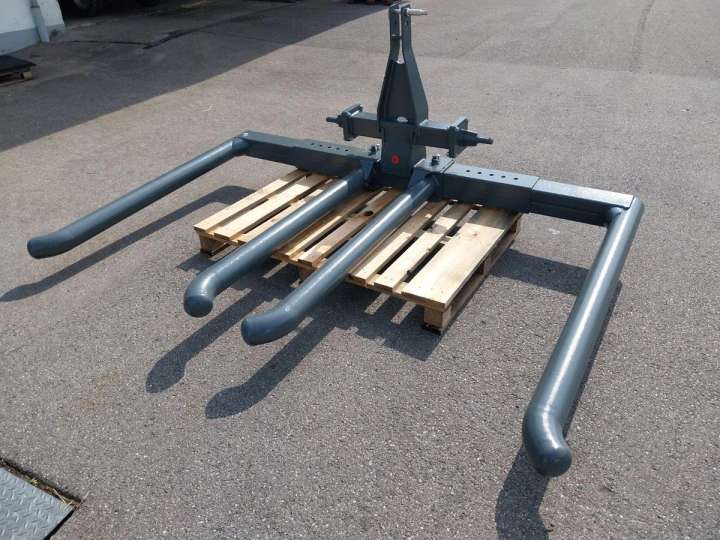 Ballengabel doppelt Siloballengabel Ballentransportgabel Heu Silo