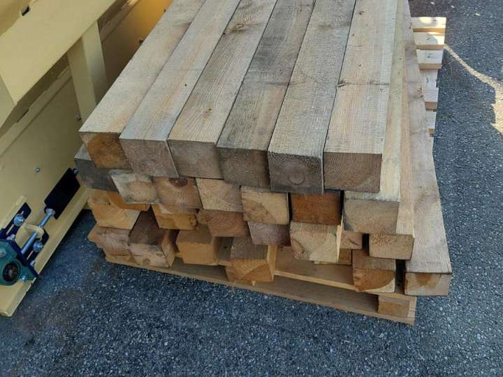 Balken Holzbalken Kantholz Bauholz 10x10 cm 1,4m Fichte Holz