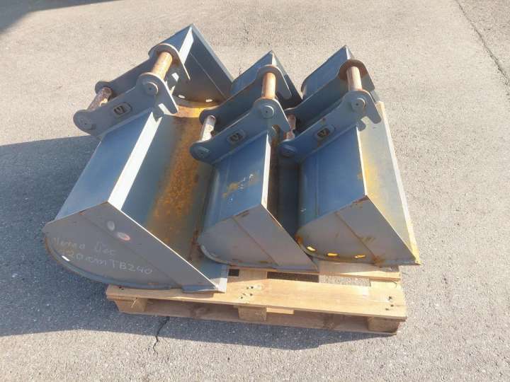 mehrere Grabenräumlöffel Tieflöffel MS 03 Bagger Minibagger