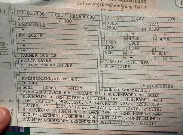 Fendt Farmer 305 LS - Bild 4