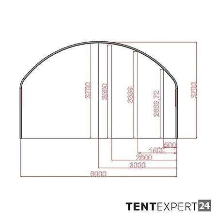 Weidezelt | 6m x 6m x 3,7m - PVC 750 g/m², dunkelgrün ! Neu ! - Bild 4