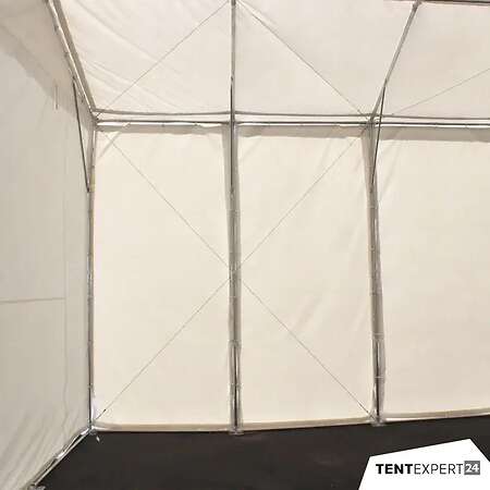 Lagerzelt 8x12m | 3,60m Seitenhöhe | 4,40m Firsthöhe | 96m² Profi-Zelthalle - Bild 3