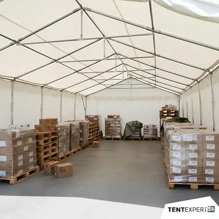 Lagerzelt 6x12 m Profi – 550g/m² PVC | 72m² Lagerhalle | Stabil - Bild 4