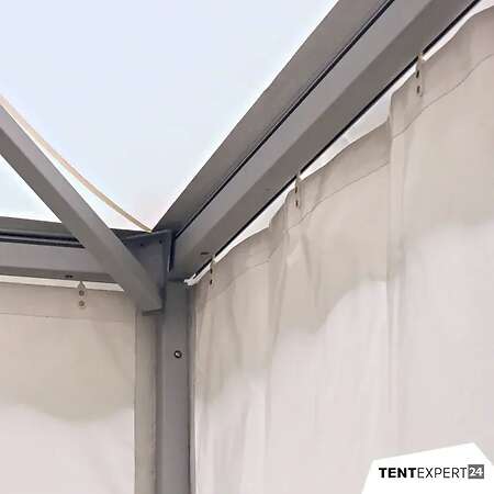 Pagodenzelt 5m x 5m x 2,5m - Profi PVC Material | Perfekt als Mobiler Hofladen - Bild 9