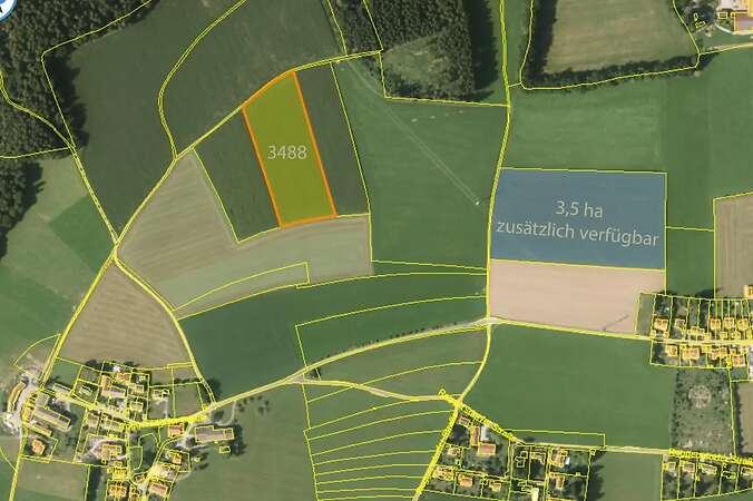1,7 ha Ackerland- Roggersdorf (Holzkirchen) / zusätzlich 3,5ha verfügbar - Bild 1