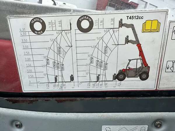 Weidemann T4512 cc35 Teleskoplader Hoflader Radlader - Bild 16