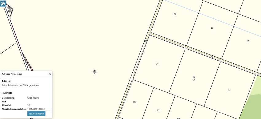 Ca. 17,16 ha Ackerland in 19230 Gr.Krams bei Hagenow (M-V) zu verkaufen. - Bild 3