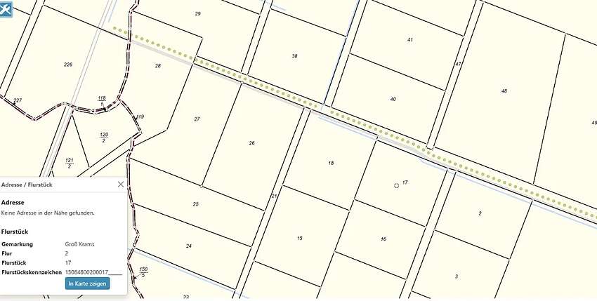 Ca. 17,16 ha Ackerland in 19230 Gr.Krams bei Hagenow (M-V) zu verkaufen. - Bild 4