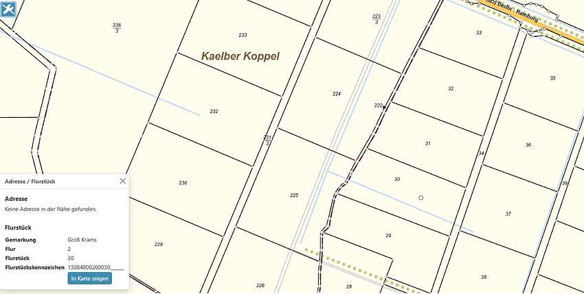 Ca. 17,16 ha Ackerland in 19230 Gr.Krams bei Hagenow (M-V) zu verkaufen. - Bild 5