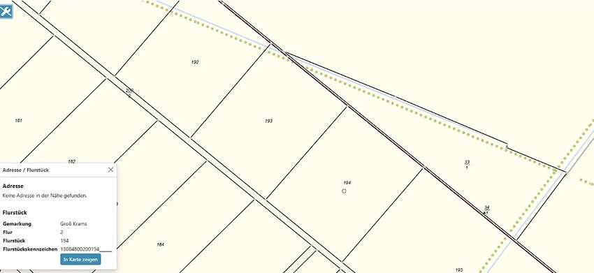 Ca. 17,16 ha Ackerland in 19230 Gr.Krams bei Hagenow (M-V) zu verkaufen. - Bild 7