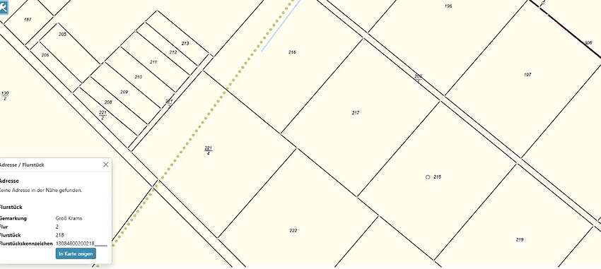 Ca. 17,16 ha Ackerland in 19230 Gr.Krams bei Hagenow (M-V) zu verkaufen. - Bild 8