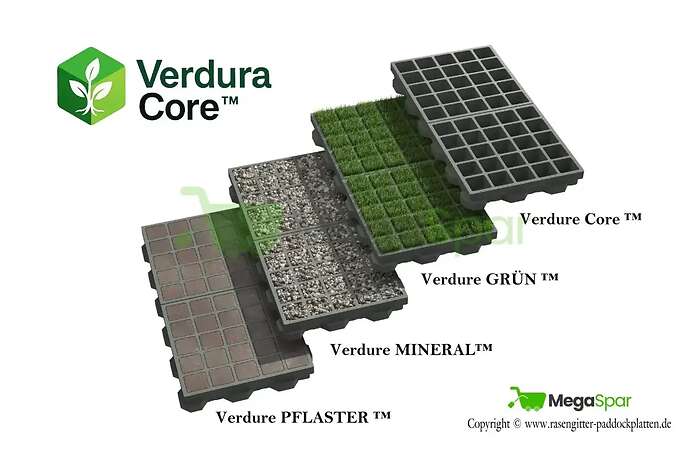 Rasengitter & Kiesgitter für LKW Verdure Core - Parkplatzgitter - Bild 1