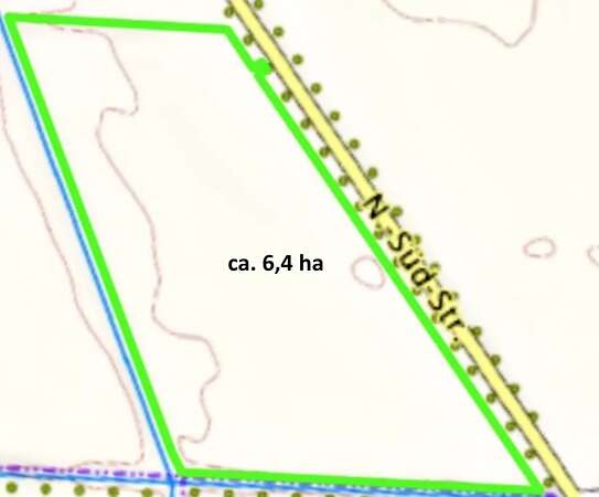 6,4 ha Ackerland an der Nord-Süd-Straße – Raum Sustrum-Moor - Bild 1