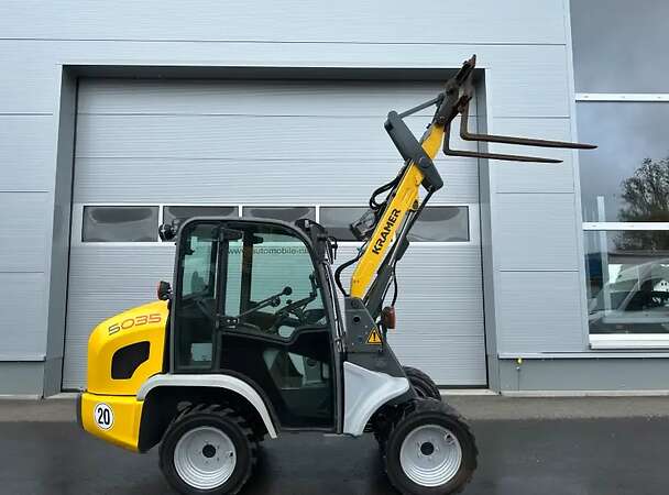Kramer 5035 Radlader Hoflader mit Schaufel und Gabel - Bild 1