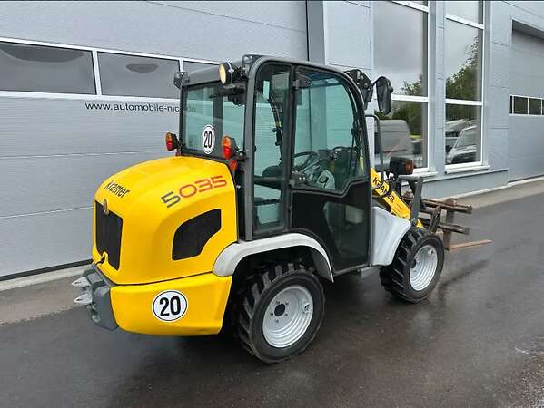 Kramer 5035 Radlader Hoflader mit Schaufel und Gabel - Bild 3
