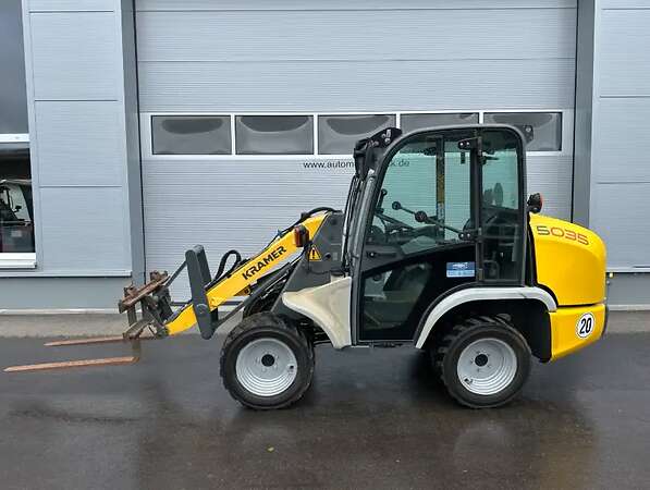Kramer 5035 Radlader Hoflader mit Schaufel und Gabel - Bild 5
