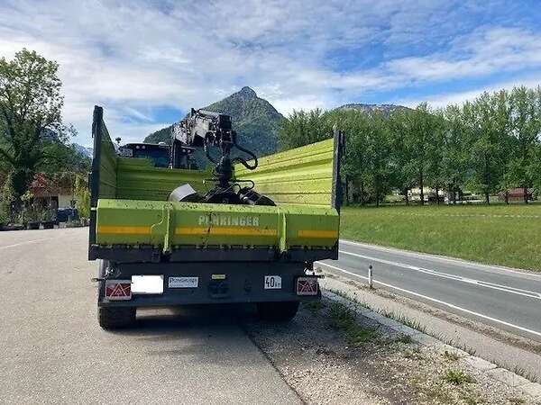 Pühringer 4824T Tandem Dreiseitenkipper + Country Kran 850 PRO - Bild 3