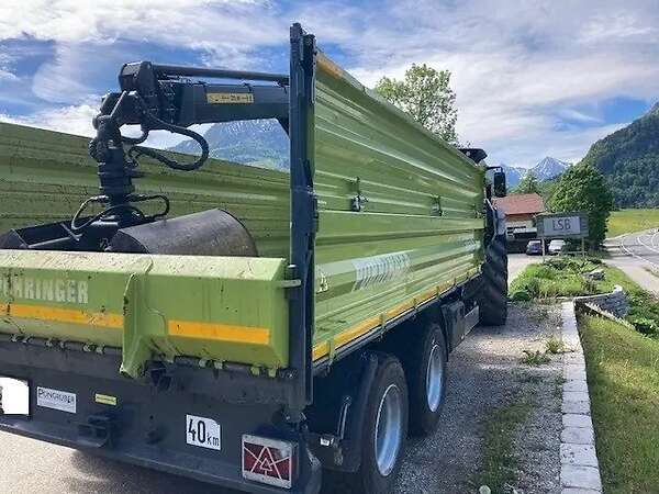 Pühringer 4824T Tandem Dreiseitenkipper + Country Kran 850 PRO - Bild 4