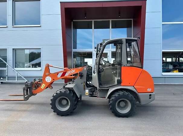 Atlas Weycor AR40 Radlader mit Schaufel und Gabel Hoflader - Bild 3