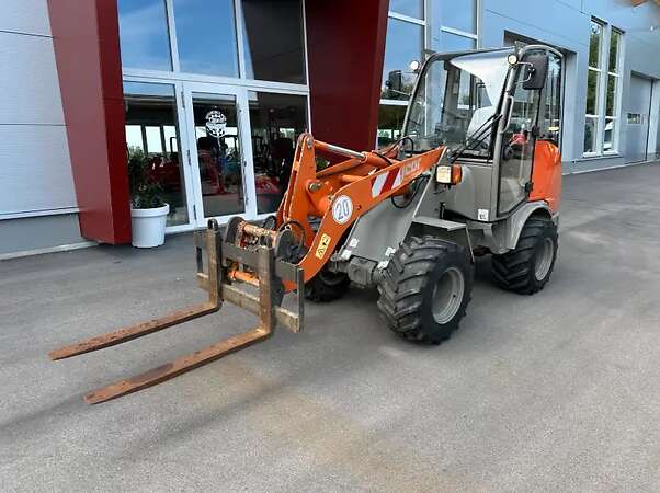 Atlas Weycor AR40 Radlader mit Schaufel und Gabel Hoflader - Bild 5