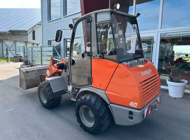 Atlas Weycor AR40 Radlader Hoflader Palettengabel und Schaufel - Bild 2