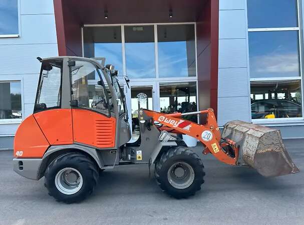 Atlas Weycor AR40 Radlader Hoflader Palettengabel und Schaufel - Bild 4