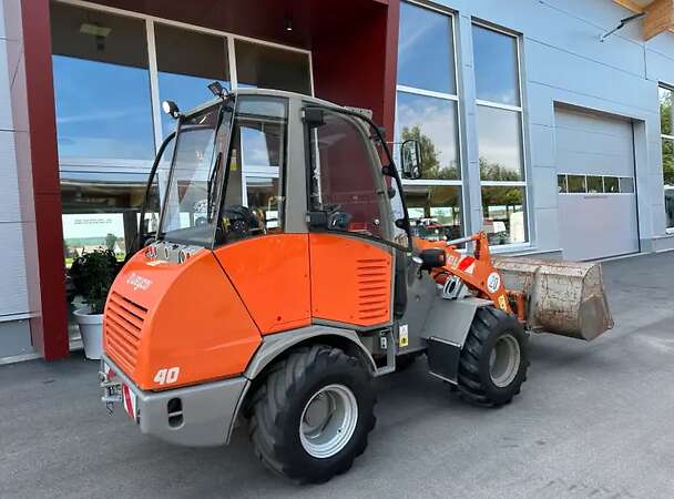 Atlas Weycor AR40 Radlader Hoflader Palettengabel und Schaufel - Bild 5