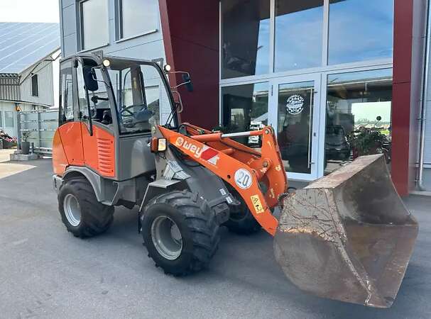 Atlas Weycor AR40 Radlader Hoflader Palettengabel und Schaufel - Bild 6