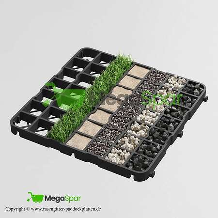 ReitPRO 40 mm Paddockplatten, stabile Kiesgitter - Paddockgitter ideal für Weide - Bild 13