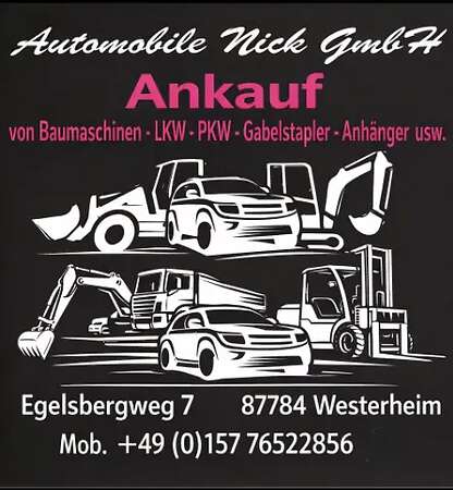 Ankauf von Baumaschinen - Nutzfahrzeuge - Hoflader - usw - Bild 1