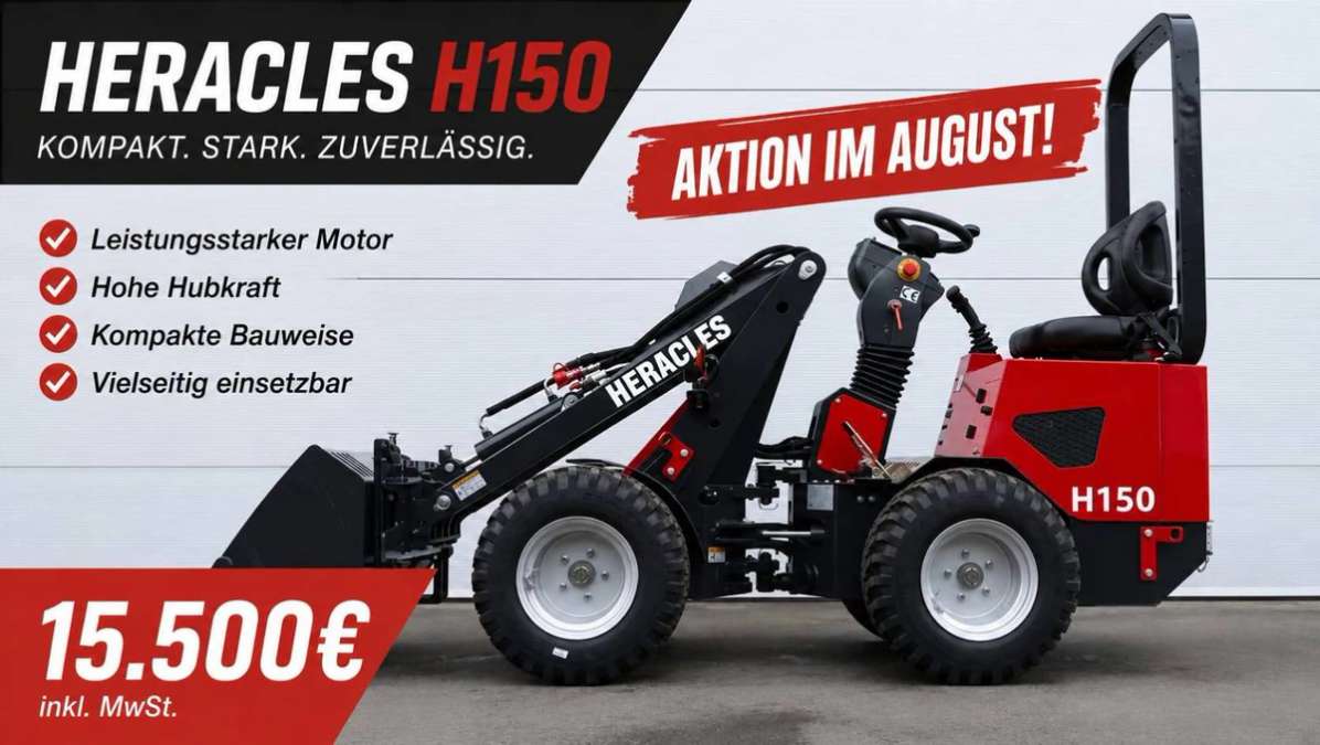 Heracles H150 Hoflader Radlader Kubota