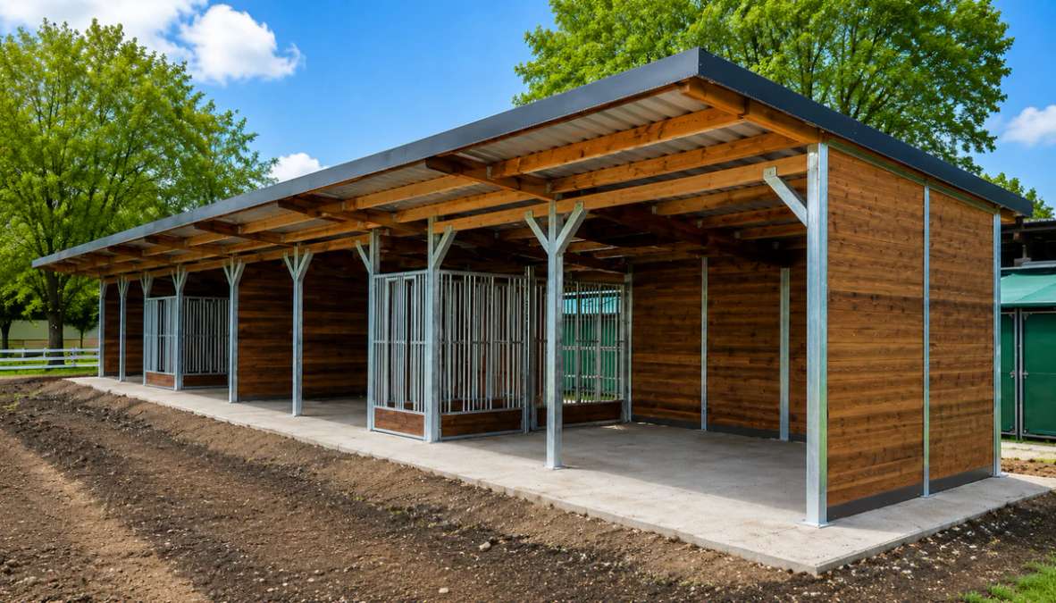 Pferdeunterstand kaufen | Robuste Weidehütten & Unterstände für Pferde - Bild 3